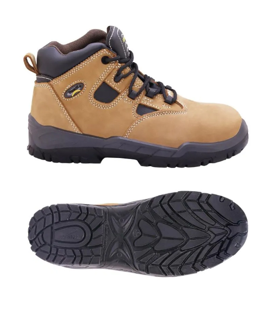 Botín de Seguridad Nitro 655 Nobuck Café